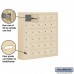Salsbury Cell Phone Storage Locker - 6 Door High Unit (5 Inch Deep Compartments) - 30 A Doors - Sandstone - Surface Mounted - Master Keyed Locks